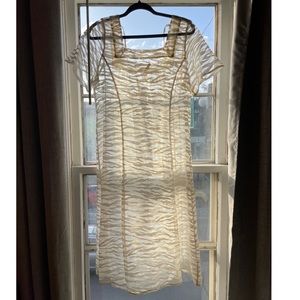 Urban Outfitters White Sheer Maxi Dress